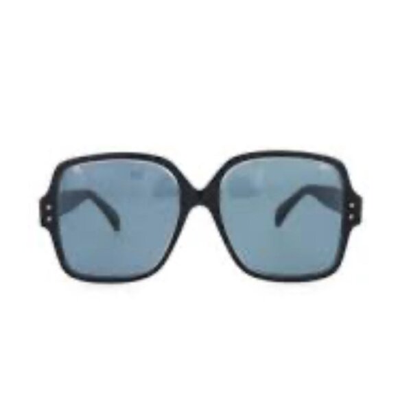Alaia AA0037S Womens Oversized Square Sunglasses Black Frame W/Stud Details - Picture 2 of 10